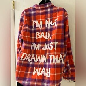 Disney Jessica Rabbit Flannel Shirt - L - Cakeworthy